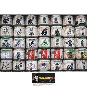 Rượu Sake Tamura Shuzojo Kasen Taru - Rượu Sake Bình Cối 1800ML bn1