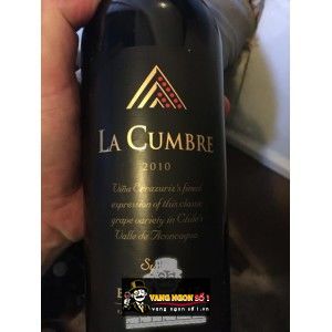 Rượu Vang Chile ERRAZURIZ LA CUMBRE SYRAH bn1