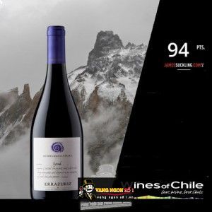 Vang Chile ACONCAGUA COSTA SYRAH ERRAZURIZ bn2