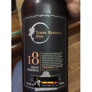 Rượu Vang Chile I8 TERRA BENDITA GRAN RESERVA bn1