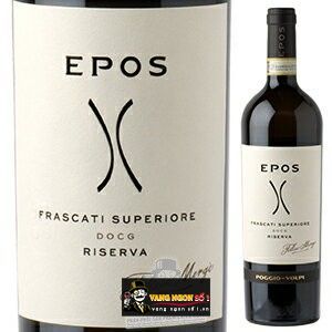 Vang Ý EPOS FRASCATI SUPERIORE RISERVA POGGIO LE VOLPI bn2