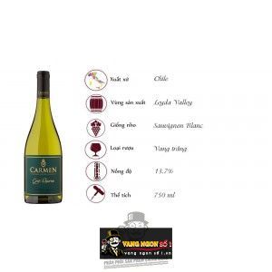 Vang Chile CARMEN GRAN RESERVA SAUVIGNON BLANC bn2