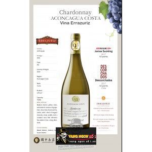 Vang Chile ACONCAGUA COSTA CHARDONNAY ERRAZURIZ bn1