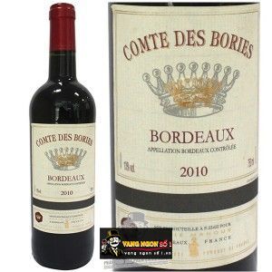 Vang Pháp COMTE DES BORIES BORDEAUX bn1
