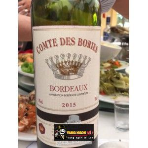 Vang Pháp COMTE DES BORIES BORDEAUX bn3