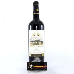 Vang Pháp BORDEAUX CUVEE DE LA VIRGULE