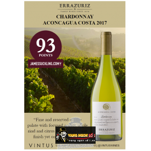 Vang Chile ACONCAGUA COSTA SAUVIGNON BLANC ERRAZURIZ bn1