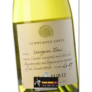 Vang Chile ACONCAGUA COSTA SAUVIGNON BLANC ERRAZURIZ bn2