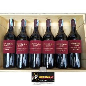 Vang Pháp CHATEAU BELLES EAUX LANGUEDOC PEZENAS CARMIN bn1