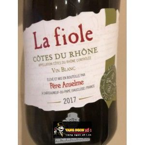 Vang Pháp LA FIOLE COTES DU RHONE VIN BLANC Trắng bn3