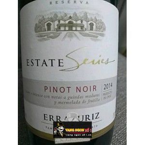 Vang Chile ERRAZURIZ ESTATE PINOT NOIR bn1