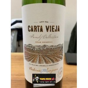 Vang Chile CARTA VIEJA GRAN RESERVA CABERNET SAUVIGNON bn2