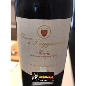 Vang Ý Duca Di Poggioreale Cabernet Sauvignon 2005 bn3