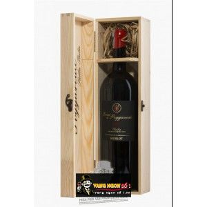 Vang Ý Duca Di Poggioreale Merlot 1999 bn1