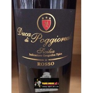 Vang Ý Duca Di Poggioreale Rosso 2011 bn2