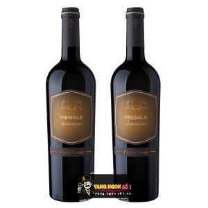 Vang Ý Megale NegroAmaro Nhãn Vàng 14 độ - MUA 11 TẶNG 1