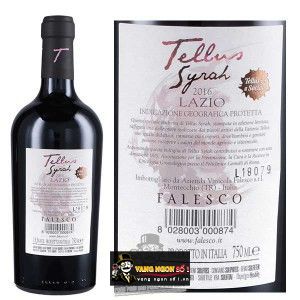 Rượu vang Falesco Tellus Syrah Lazio bn1