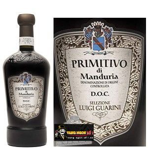 Vang Ý Luigi Guarini Primitivo di Manduria Selezione bn1
