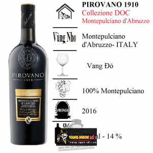 Vang Ý Pirovano Montepulciano D’abruzzo bn1