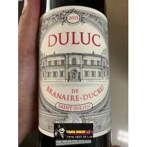Vang Pháp Duluc de Branaire Ducru Saint Julien bn1