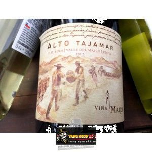 Rượu vang Chile Alto Tajamar Syrah Cabernet Sauvignon bn1