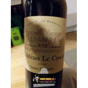 Vang Pháp Chateau Le Crock Cru Bourgeois Saint Estephe bn1