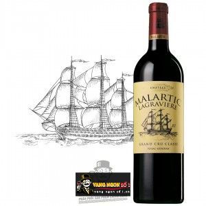 Vang Pháp Chateau Malartic Lagraviere Pessac Leognan (Đỏ - Trắng) bn1