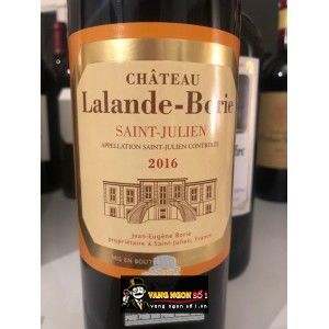 Vang Pháp Chateau Lalande Borie St Julien bn1