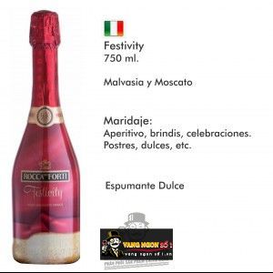 Rượu vang nổ Ý Rocca dei Forti Festivity bn2