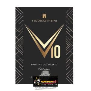 Vang Ý V10 PRIMITIVO DEL SALENTO 18,5 ĐỘ bn1