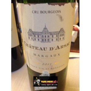 Rượu vang Pháp Chateau D‘Arsac Margaux Cru Bourgeois bn2