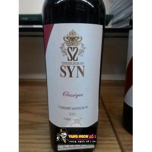 Vang Chile SYN Classique Cabernet Sauvignon bn1