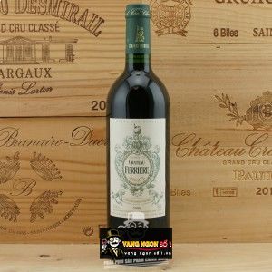 Rượu Pháp Chateau Ferriere Grand Cru Classe Margaux 2012