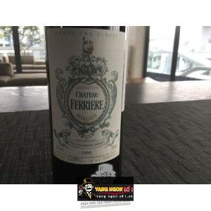 Rượu Pháp Chateau Ferriere Grand Cru Classe Margaux 2012 bn2