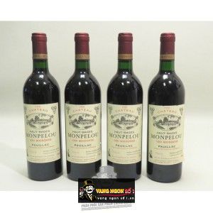 Rượu vang Pháp Chateau Haut Bages Monpelou Pauillac bn1
