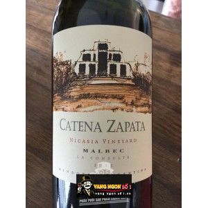Vang Argentina Catena Zapata Nicasia Malbec bn1