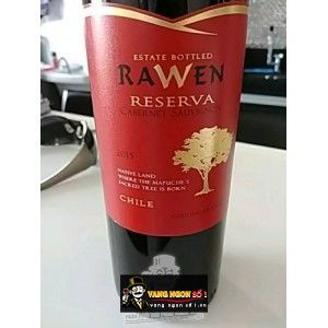 Vang Chile Rawen Reserva Cabernet Sauvignon bn1