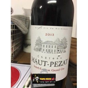 Vang Pháp Chateau Haut Pezat Saint Emilion Grand Cru bn1