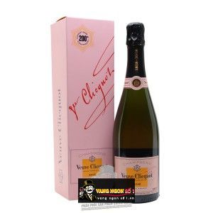 Rượu Champagne Veuve Clicquot Rose Label bn1
