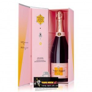 Rượu Champagne Veuve Clicquot Rose Label bn3
