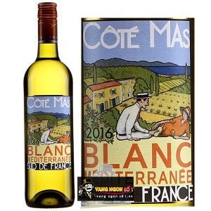 Vang Pháp COTE MAS BLANC MEDITERRANEE SUD DE FRANCE bn1