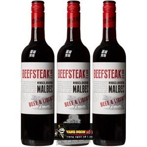 Vang ARGENTINA BEEFSTEAK CLUB MALBEC & LIBERTY bn1