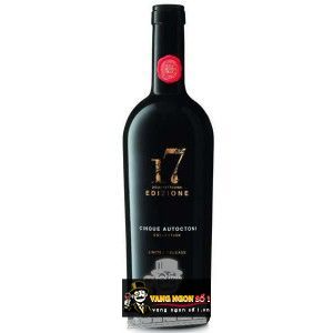 Vang Ý 17 EDIZIONE CINQUE AUTOCTONI LIMITED RELEASE