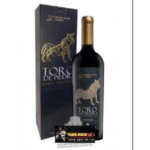 Vang CHILE TORO DE PIEDRA 20 EDICION LIMITADA - VANG CON BÒ