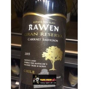 Vang Chile Rawen Gran Reserva Cabernet Sauvignon bn2