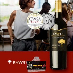 Vang Chile Rawen Gran Reserva Cabernet Sauvignon bn3