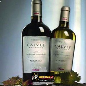 Rượu Vang Pháp CALVET RESERVE BORDEAUX ĐỎ - TRẮNG bn1