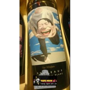 Vang Pháp Pont des Arts Yue Minjun Label Bordeaux bn1