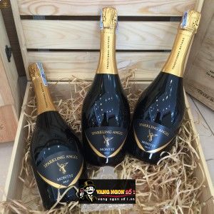 Rượu Vang nổ Montes Sparkling Angel Brut cao cấp bn1