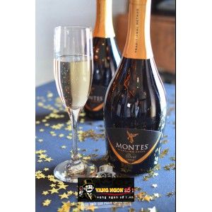 Rượu Vang nổ Montes Sparkling Angel Brut cao cấp bn2